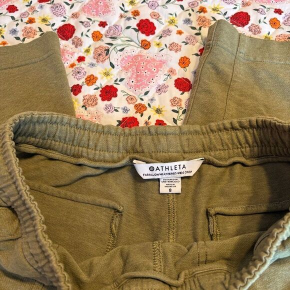 Athleta FARALLON HEATHERED WIDE LEG CROP - Picture 5 of 6